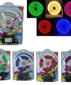 TIRA NEON LED DE 5 MTS (rojo/ morado/ blanco/ azul/ amarillo)